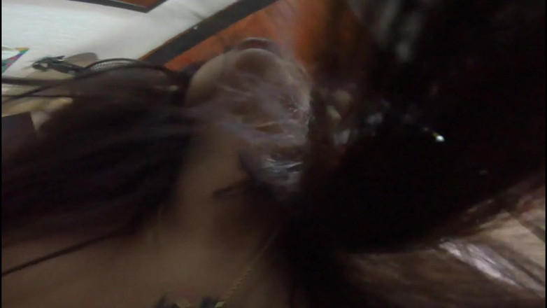 Jhodez1: Cabelo comprido Venezuela cadela papai-e-mamãe loção sua buceta ela um...