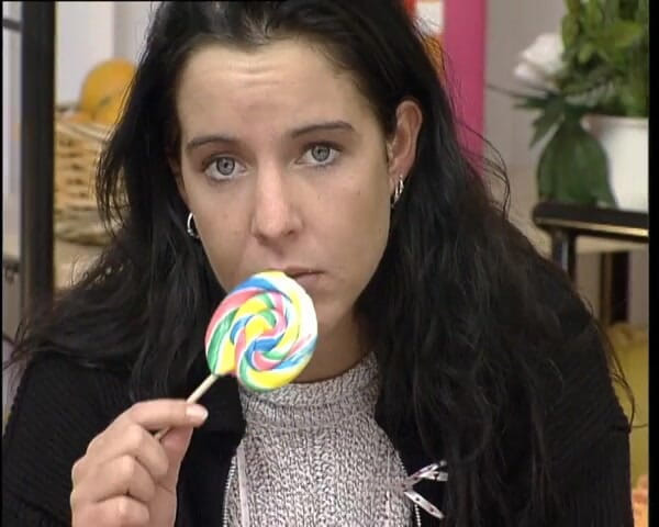 YOUR FIRST PORN: Shy Anja dengan Lollipops Soft Clip