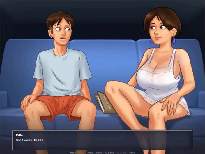 Cartoon Play: Summertime saga teil 57 - unkontrollierbares verlangen, stieftante zu ficken