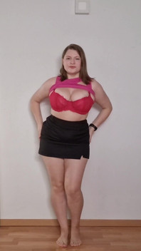 Naughty Coworker Striptease - Slow Office Tease in Tight Outfit