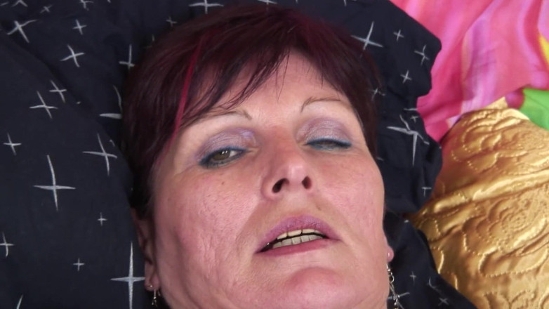 LetsGoEroticOnly: Milf masturbates with dildo and fucks guy hard