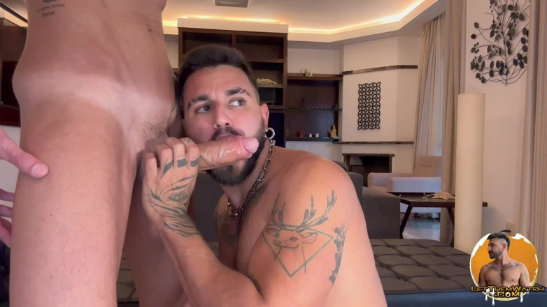 Let them watch: Xl Monster Cock Fucks Latino Bareback Hardcore Anal Gay Sex