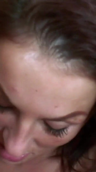 I love fucking brunette sluts with perfect tits and body who love to give head and suck cock like this bitch