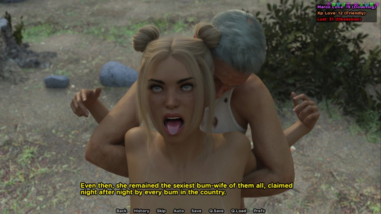 Porny Games: Logodnicul de Lounatick - mireasa excitată de a fi este pus...