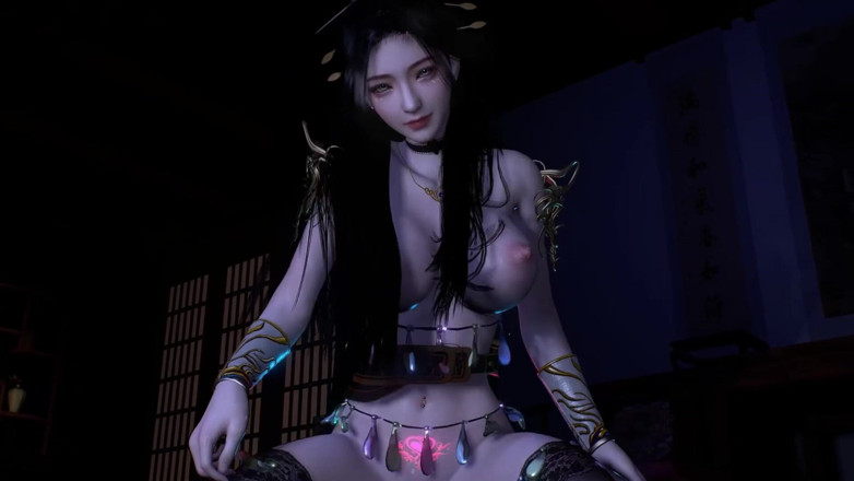 Why fuck so hard: 3D schlampen-schätzchen mit dicken möpsen bekommt ihre nasse muschi so...