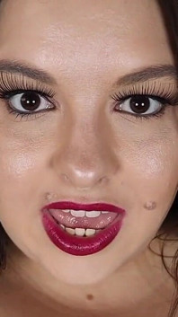 Hungry Giantess Plays with Her Food
