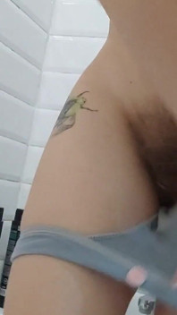 Pee in the Bathroom and Tits Teasing