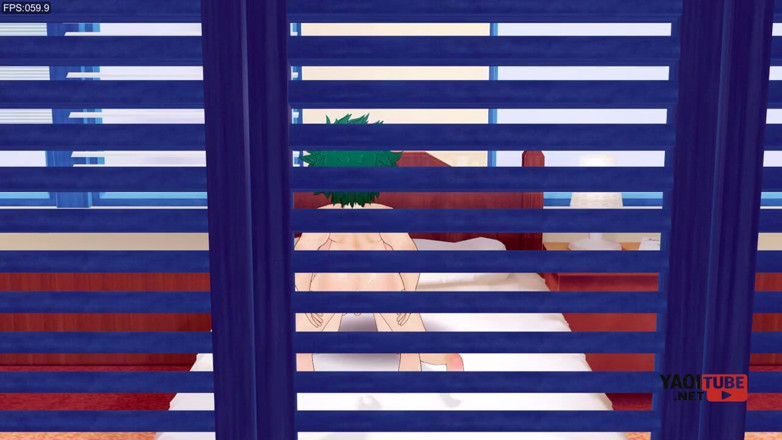 Yaoitube: Meine Helden-akademie yaoi - Deku fickt Todoroki in Midoriya Rooms