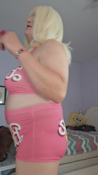 Blonde Bimbo for Daddy!