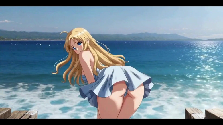 HotKitty20: Rubia mini vestido puta pier culo y teta muestra fuerte...