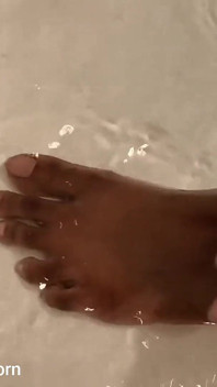 In the Bath Rubbing Washing My Feet