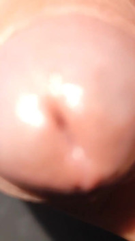 Rough Stepdaddy Tests the New Artificial Balls on His Dick.