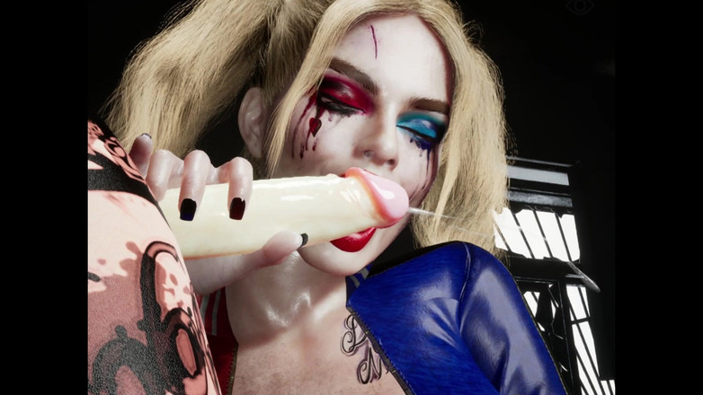 denisporco animation: Harley Quinn a Joker Mad Sex