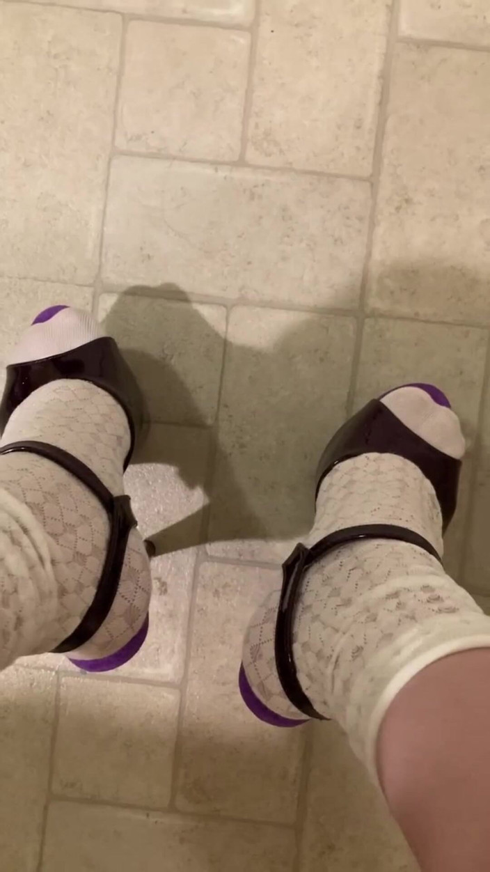 Elianna: Fialové Stiletto podpatky