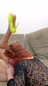 Tied Redhead Slave Anal: Couple Dominating Hot Ginger Girl