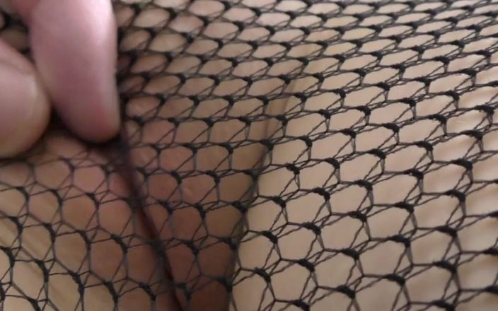 Aqua Pola: Pantyhose fishnet POV play