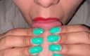 Latina malas nail house: Latina&amp;#039;s met rode lippenstift zuigen gringos lul