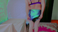 Stunning Femboy Moving Slowly While Smiling Seductively at You thumbnail