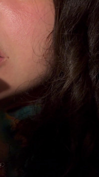 The Giantess Decides to Play with the Little One Between Her Split Tongue