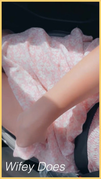 Compilation - Wifey Flashing Her Tits in the Car