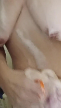 Soaped up and Wet