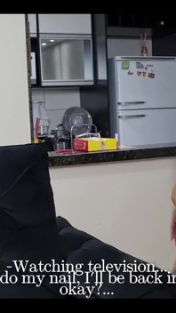 Sexy Maid and Stepmother Footjob