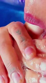 Horny Lesbian Couple Licking Each Other's Sexy Feet in Horny Show