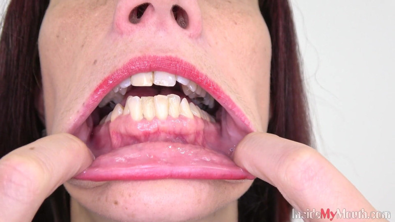 Inside My Mouth: Mouth fetish clip with ali bordeaux fullhd - Inside my mouth