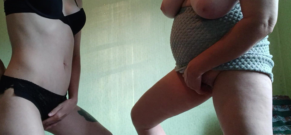Lesbian-illusion: I Cum in My Panties at the Sight of My...