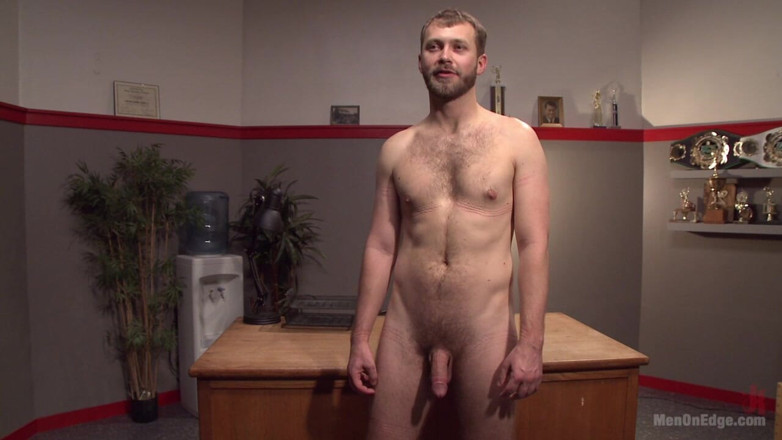 Men on Edge: Edged in the Gym so Long That He Cums Twice!