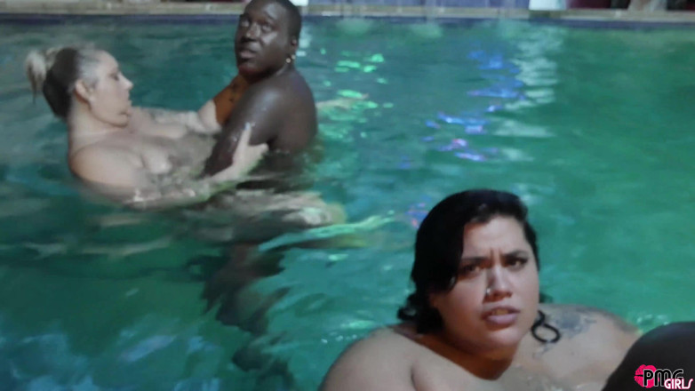 PMG Girls: Swingers and porn stars have a pool side orgy