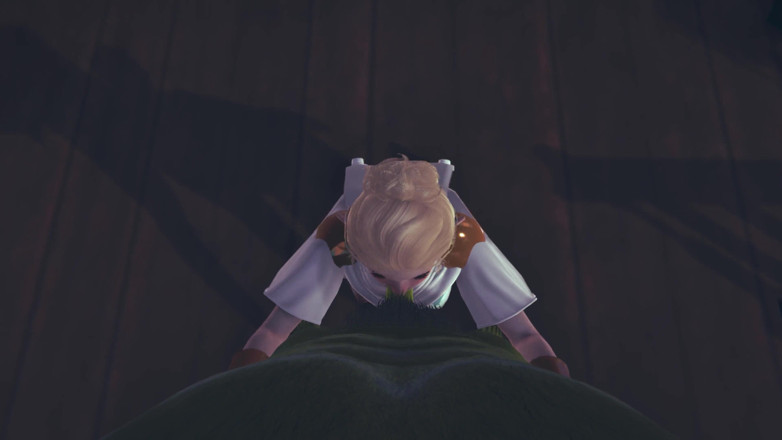 Waifu club 3D: Roztomilý elf saje ork ptáka POV