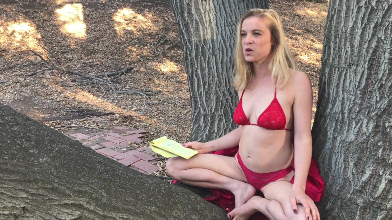 Erin Electra: Strand-blowjob-meditation für männer