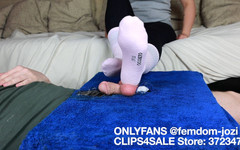 JoZi: Cockbox kohout a koule šlapání v ponožkách, amatérský pár