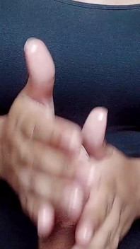 Thumb Pleasure Thumb: I Pushed It to the Limit by Rubbing Its Frenulum and Its Shot Was Incredible