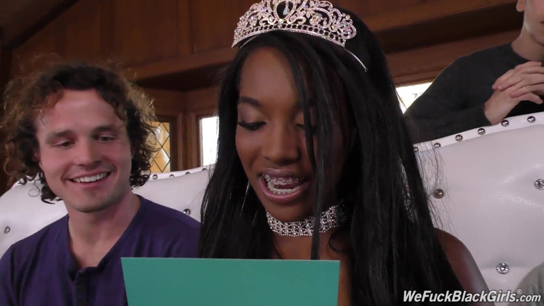 We Fuck Black Girls: Anal slut Daya Knight enjoys her birthday gangbang