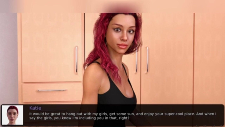 3DXXXTEEN2 Cartoon: Üç seksi kızıl saçlı kadın. 3 boyutlu porno çizgi film seks