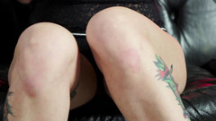 PurefilmsTv: Amateur cosplay alt teen plays with herself