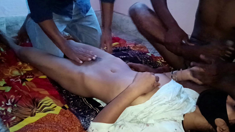 HousewifeGeeta: Neighbor Boy Fucks Geeta Bhabhi's Pussy Indian Threesome