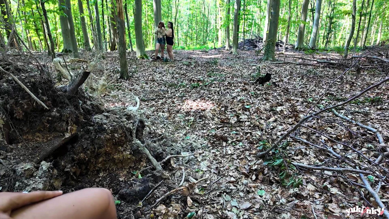 yukinky: A Voyeur in the Forest Fucks 2 Bitches