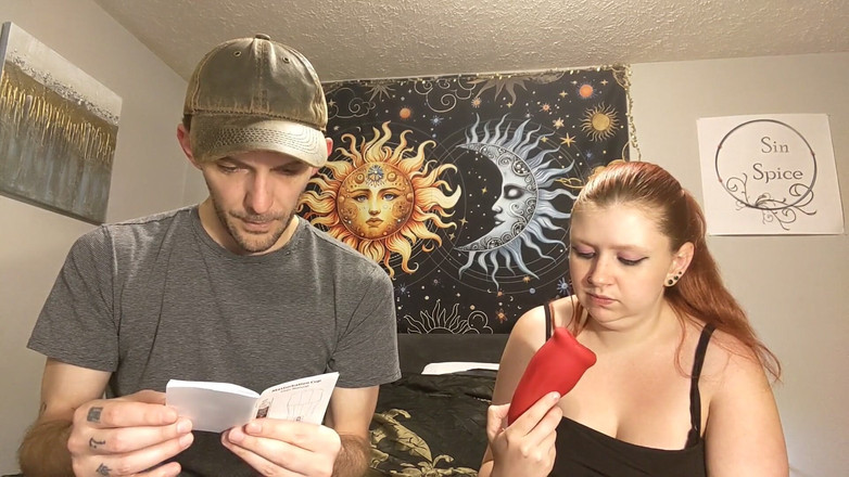 Sin Spice by Sophia Sinclair and Jasper Spice: Chelsiekink Penis Trainer Masturbation Cup Unboxing and Masturbation