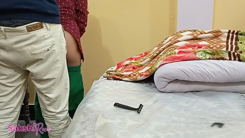 sakshi_raniii: Pussy Shaving Video Desi Maid in Boss Room with Caught...