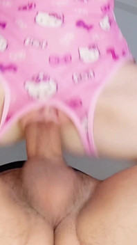 Skinny Blonde Teen Gets Her Pink Pussy Fucked Hard - Female Orgasm & Creampie