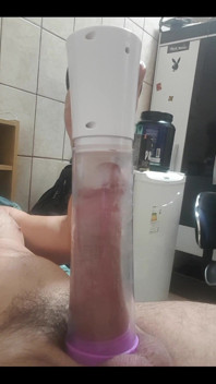 I'm Using This Pump and It's a Delight to Feel My Penis Getting Bigger and Bigger!