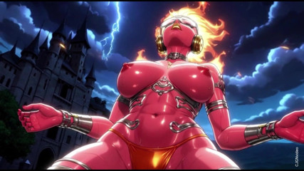 Hot girl dancing: 94. Hot Demon in Fire Sexy Pose (ai Animation)