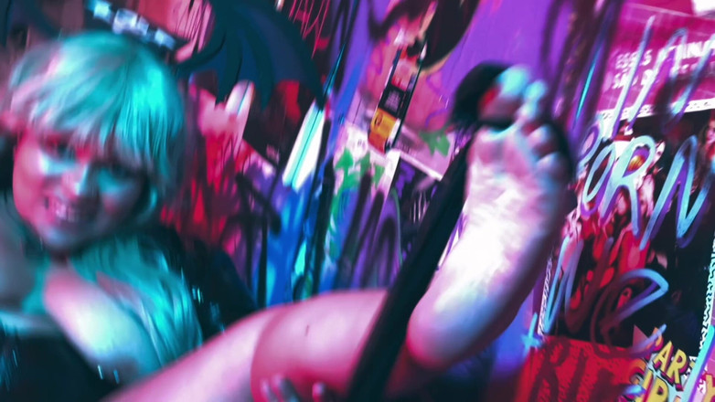 Cutiepiie Chubby: Morrigan &amp; la sostanza - lattice, ripieno di calze e piede