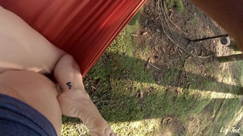 Lizandted: Sex on the hammock in the woods