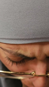 Close up Blowjob with Glasses Mia Niqab
