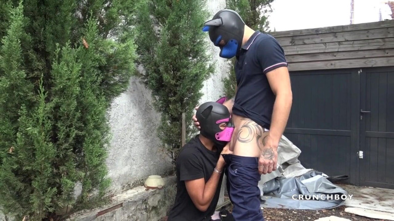 Ass Twink destroyed by older: Amoing Exhib with Boys Inpuppy Fucking Bareback in the Garden