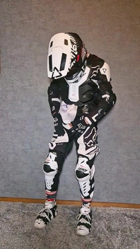 Horny Motocross Player Cumming on Boyfriend Helmet